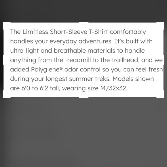 New Eddie Bauer Limitless Short Sleeve Crew Neck T Shirt Size Medium - Picture 2 of 2